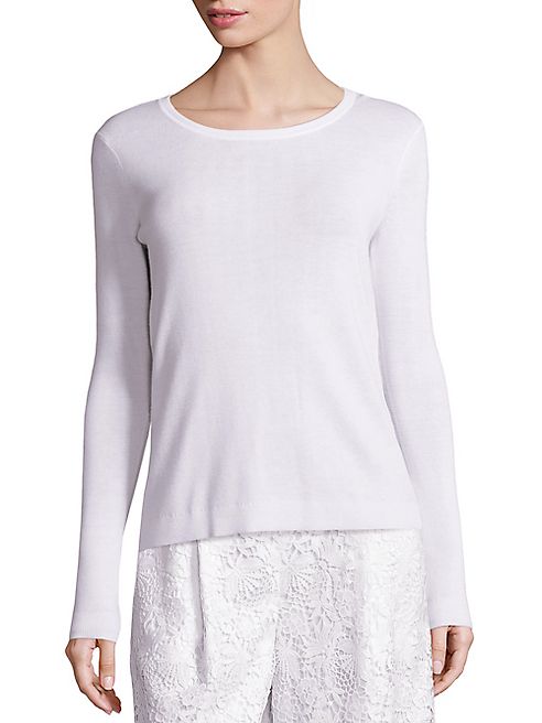 Diane von Furstenberg - Kylee Merino Wool & Silk Blend Top