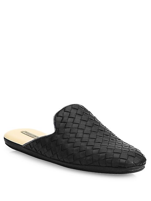 Bottega Veneta - Intrecciato Leather Loafer Slides