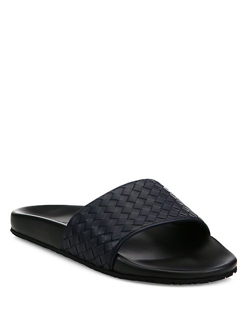 Bottega Veneta - Woven Leather Slides