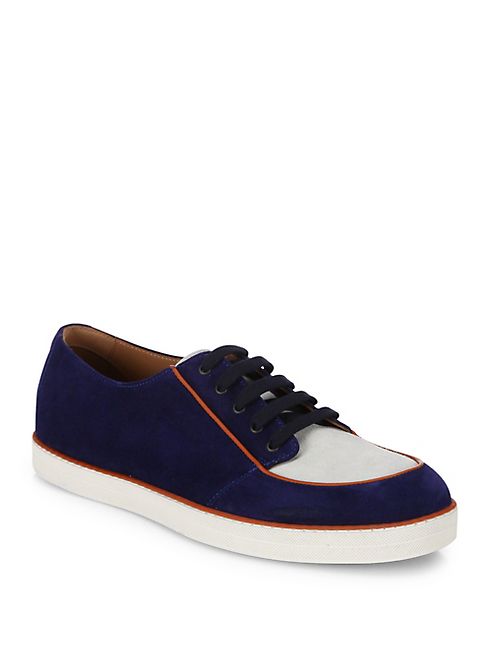 Bottega Veneta - Suede Low-Top Sneakers