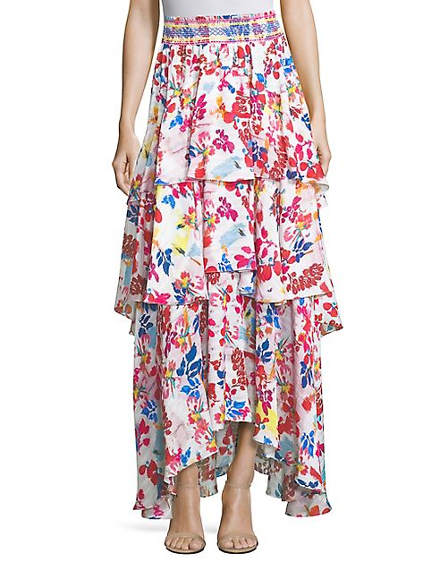 Tanya Taylor - Floral Burst Mariana Skirt