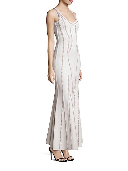 Herve Leger - Sleeveless Knit Gown