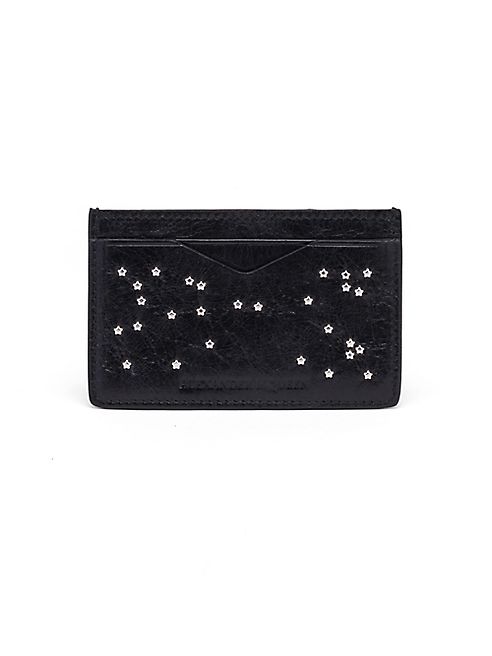 Alexander McQueen - Star Sequined Skull Card Holder