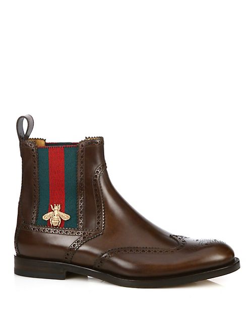 Gucci - Strand Web Chelsea Boots