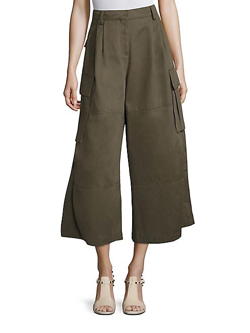 Valentino - Solid Cotton Culotte