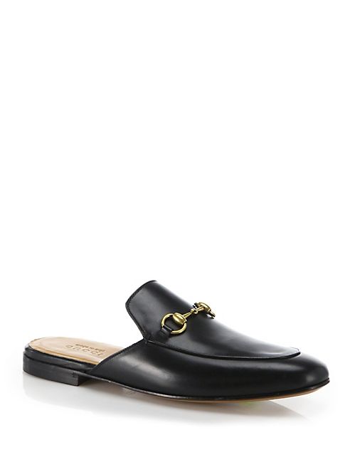 Gucci - Kings Leather Horsebit Slippers