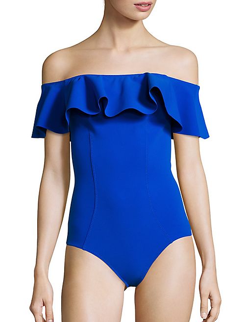 Lisa Marie Fernandez - Mira Ruffled One-Piece Maillot