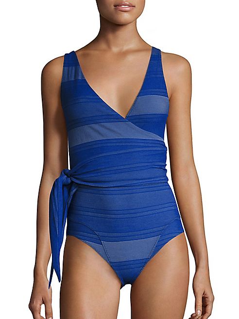 Lisa Marie Fernandez - Dree Louise Striped Maillot