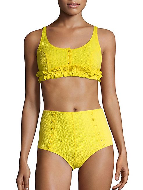 Lisa Marie Fernandez - Colby Ruffle Two-Piece Bikini