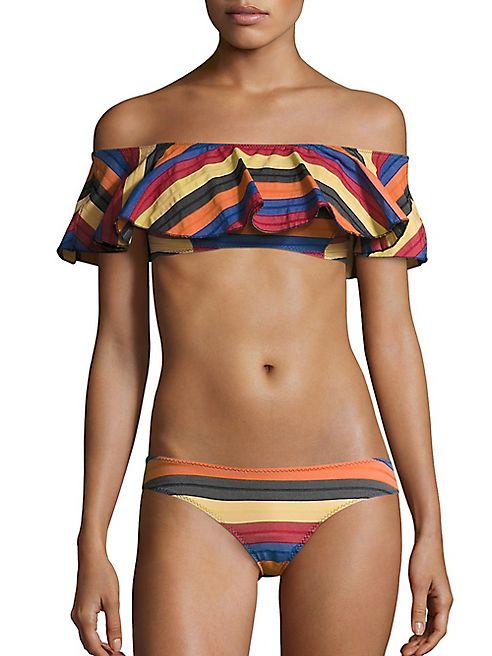 Lisa Marie Fernandez - Mira Flounce Two-Piece Bikini