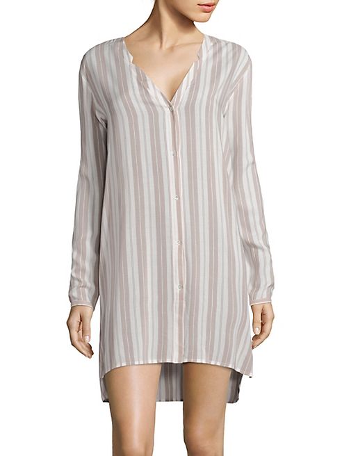 Hanro - Lara Striped Sleepshirt