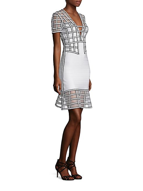 Herve Leger - Knit Cocktail Dress