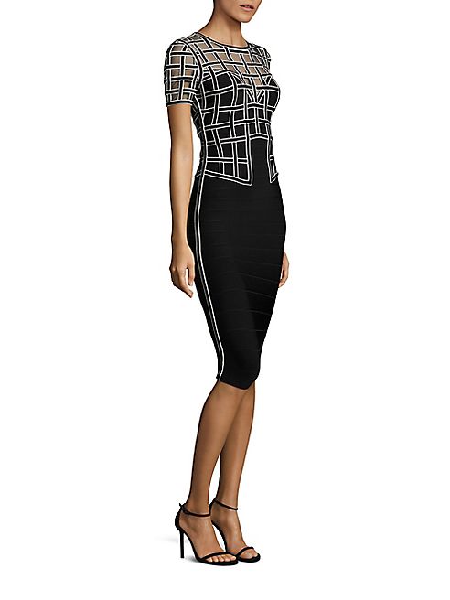 Herve Leger - Knit Cocktail Dress