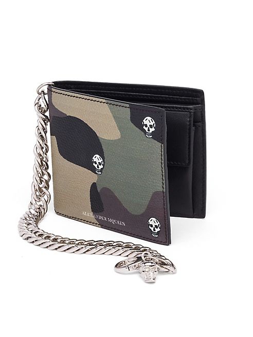 Alexander McQueen - Skull Camo Chain Wallet