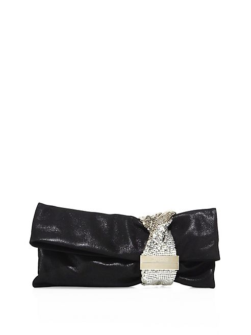 Jimmy Choo - Chandra Shimmer Suede Clutch