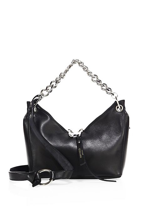 Jimmy Choo - Raven Leather Chain Shoulder Bag