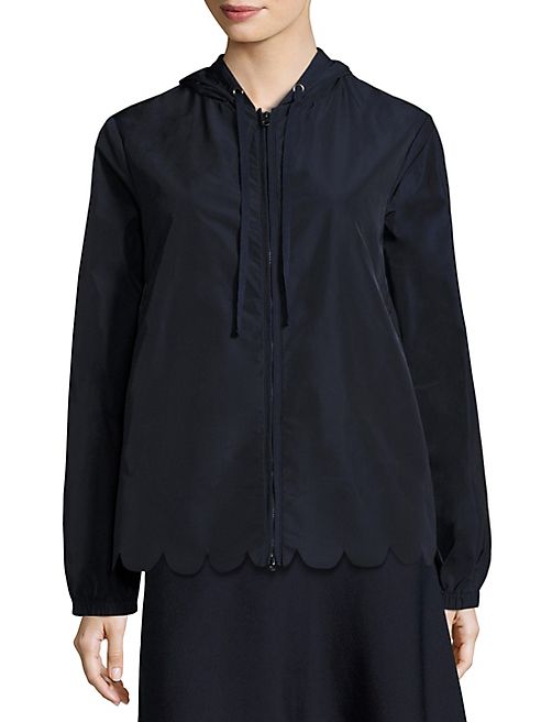 RED Valentino - Scalloped Hooded Jacket