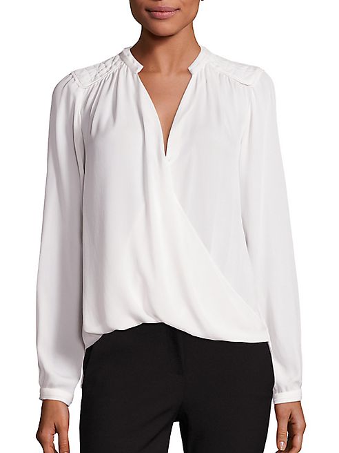 Rebecca Taylor - Danielle Solid Silk Blouse