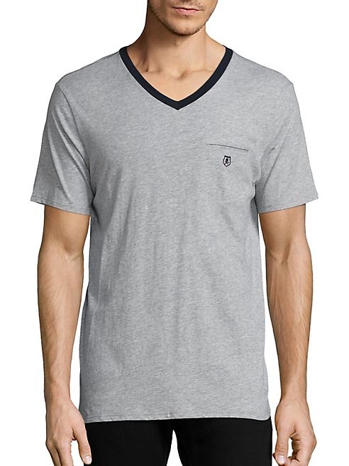 The Kooples - SPORT Short Sleeve V-Neck T Shirt