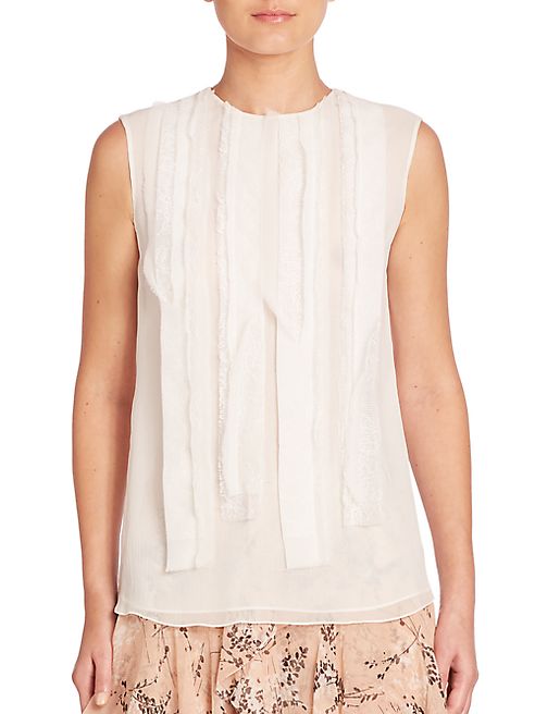 Jason Wu - Crinkled Chiffon Top