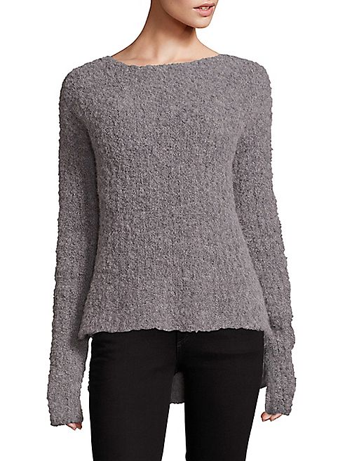 ATM Anthony Thomas Melillo - Textured Hi-Lo Sweater