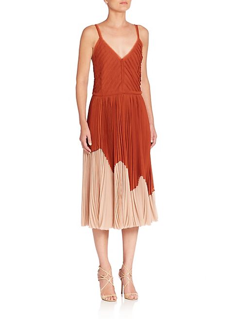 Jason Wu - Crinkled Chiffon Cocktail Dress