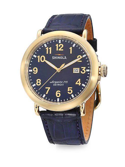 Shinola - Runwell Goldtone Stainless Steel Watch