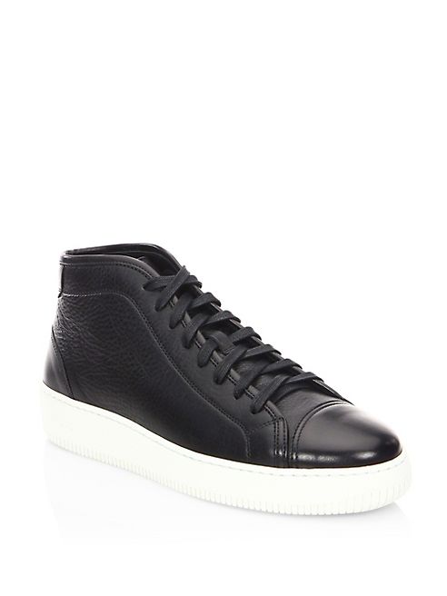 FACTO - Mars Leather Mid Top Sneakers