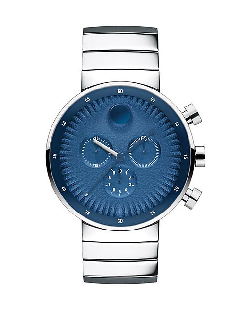 Movado - Edge Chronograph Stainless Steel Bracelet Watch