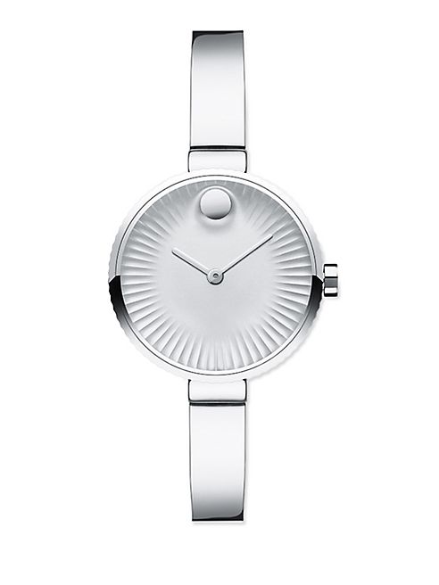 Movado - Movado Edge Stainless Steel Bracelet Watch