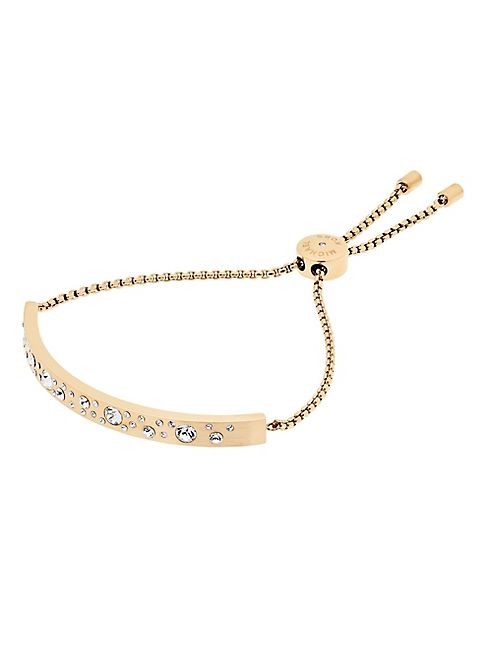 Michael Kors - Modern Brilliance Crystal Slider Bracelet/Goldtone