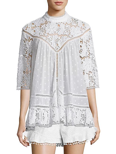 Zimmermann - Caravan Crochet Lace Top