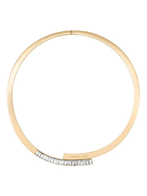 Michael Kors - Black Tie Affair Crystal Bypass Collar Necklace