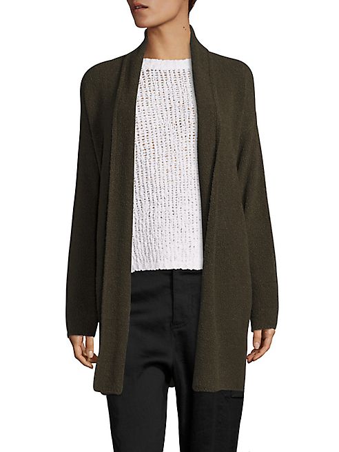 Vince - Textured Shawl Collar Cardigan