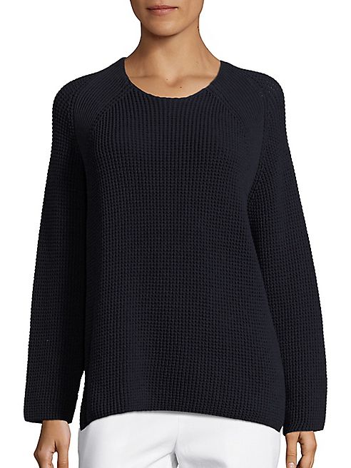 Vince - Waffle Stitch Crew Pullover