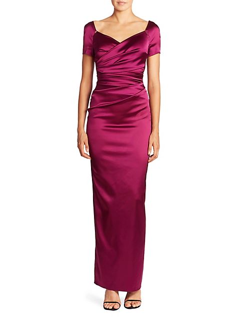 Talbot Runhof - Stretch Satin Gown