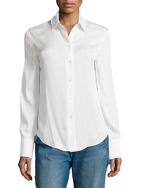 Vince - Stretch-Silk Shirt