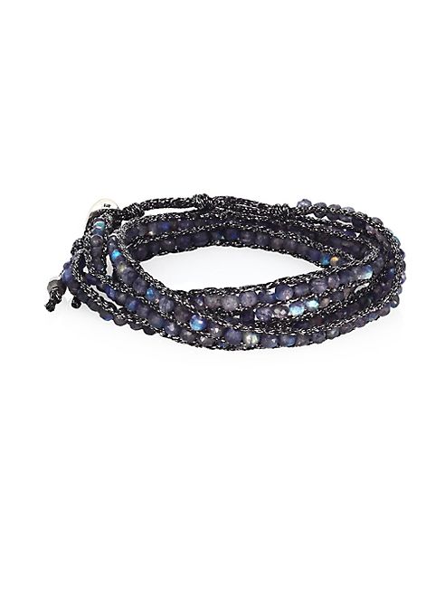 Chan Luu - Labradorite Beaded Wrap Bracelet