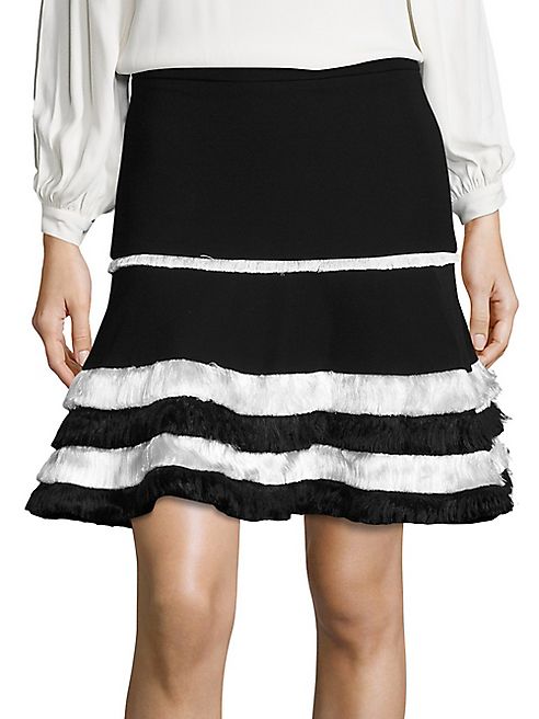 Alexis - Tanya Fringe Ruffle Tiered Skirt