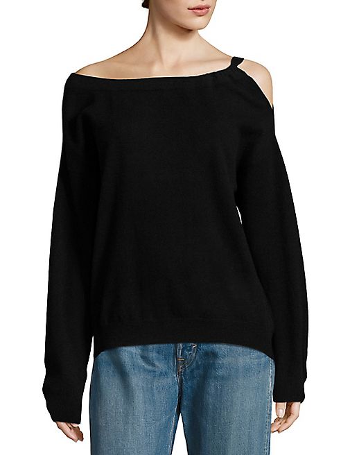 Vince - Cashmere Off-the-Shoulder Tunic