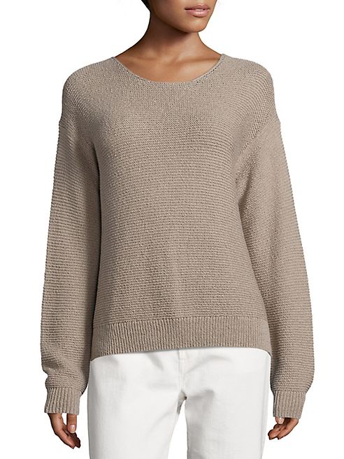 Vince - Textured Cotton Pullover