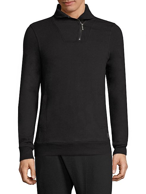 2(X)IST - Zippered Solid Pullover