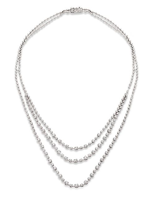 Kwiat - Starry Night Diamond & 18K White Gold Three-Strand Necklace