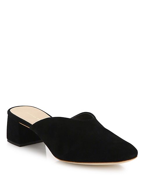 Loeffler Randall - Lulu Suede Block Heel Mules