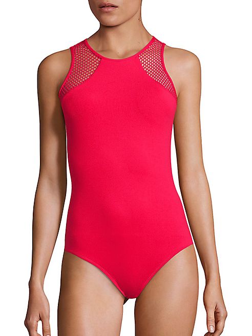 Melissa Odabash - Mesh Inset Swimsuit