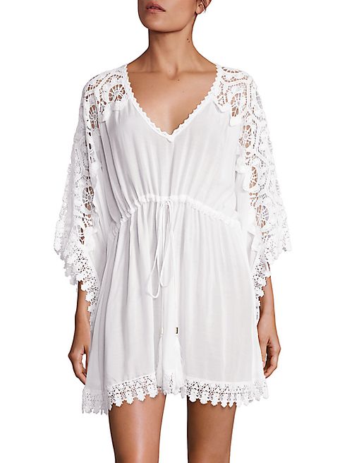 Melissa Odabash - Crochet Inset Caftan