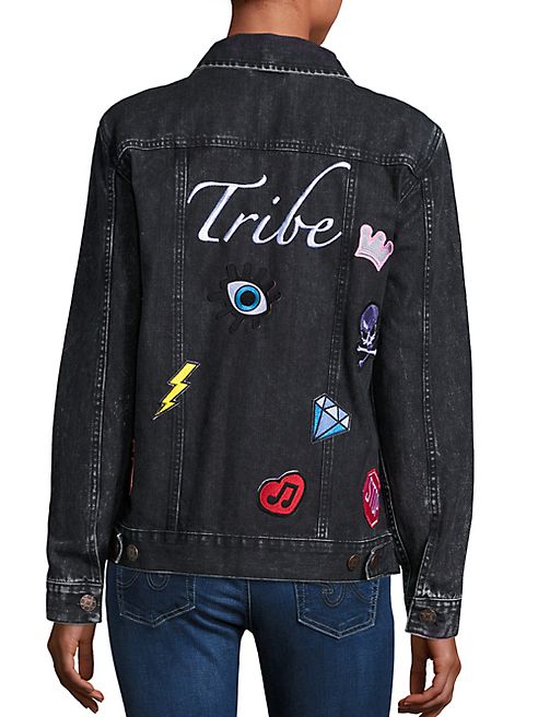 Logophile - Embroidered Denim Jacket