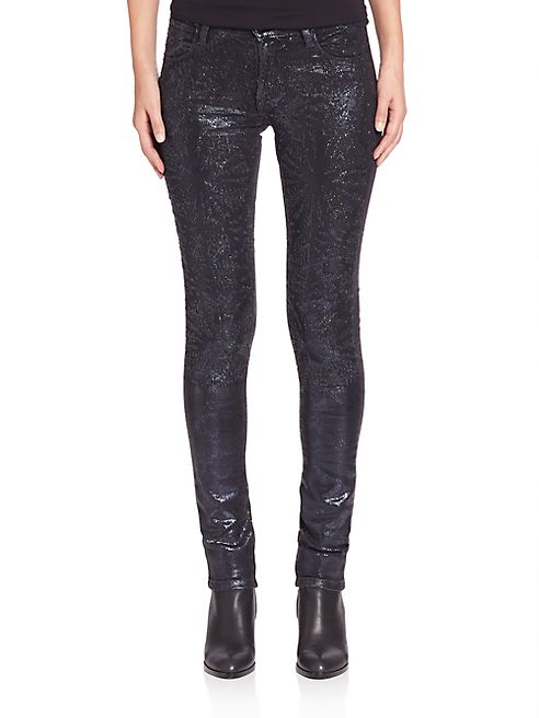 Brockenbow - Emma Skinny Python Sequin Jeans