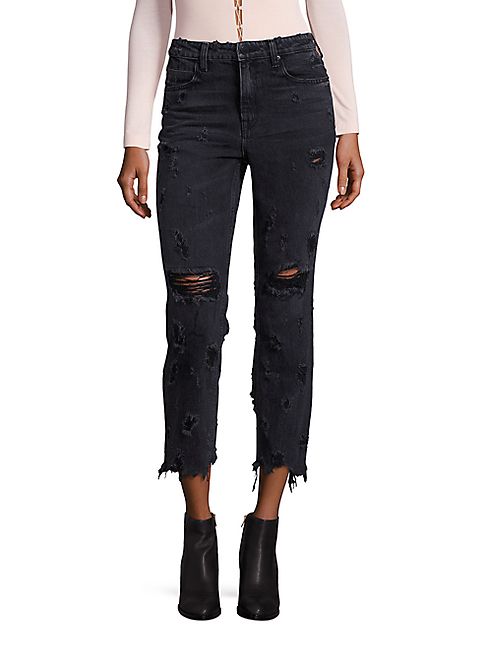 Alexander Wang - Denim x Alexander Wang Grind Distressed Jeans