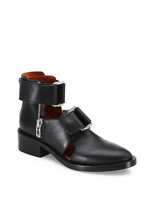 3.1 Phillip Lim - Addis Cutout Leather Booties